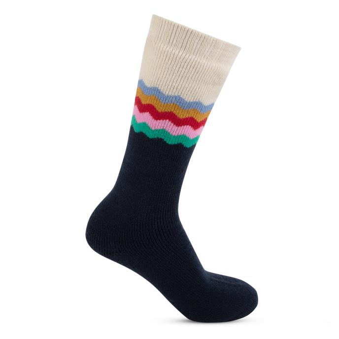 totes toasties® Ladies Welly Boot Socks (Twin Pack) Multi Extra Image 5